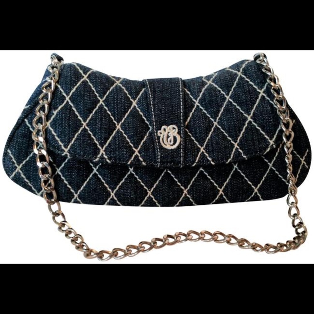 Vera Bradley Small Denim Purse with Chain